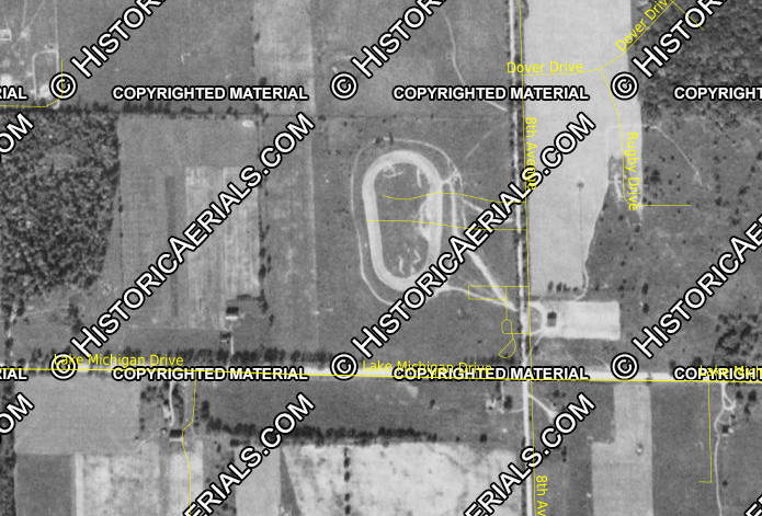 Delaney Speedway - 1947 Aerial (newer photo)